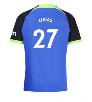 Tottenham Hotspur Lucas Moura #27 Bortedrakt 2022-23 Kortermet